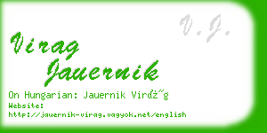 virag jauernik business card